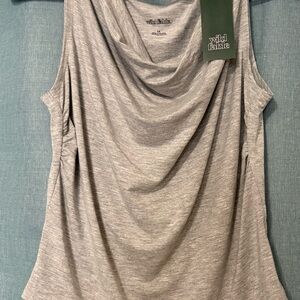 Target Wild Fable Light Gray Draped Tank Top